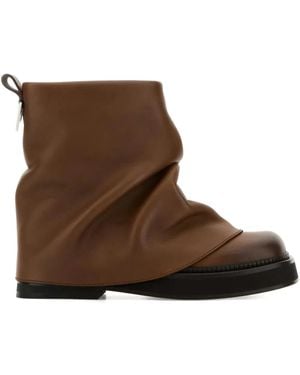 The Attico Mini Robin Ankle Boots - Brown