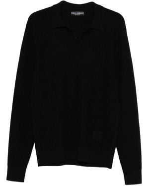 Dolce & Gabbana Polo-Neck Sweater - Black