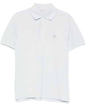 Jacob Cohen Logo-Embroidered Piqué Polo Shirt - White