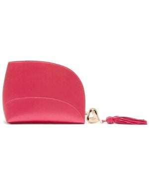 Genny Tassel-Detailing Clutch Bag - Pink