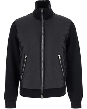 Tom Ford Jacket With Front Zip Closure - Black
