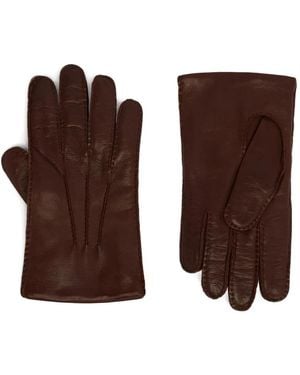 Bally Leather Gloves - Brown