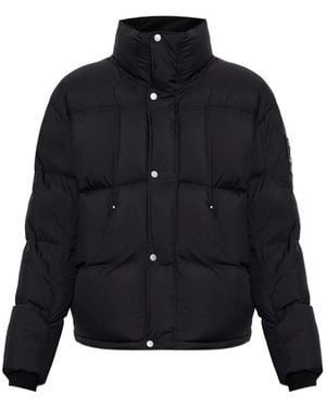 Moose Knuckles Quilted High-Neck Padded Jacket - Blue
