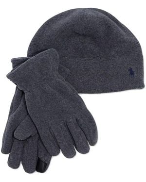 Polo Ralph Lauren Gloves And Beanie Set (Set Of Two) - Blue