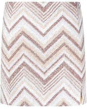 Missoni Minigonna Con Paillettes - Grigio