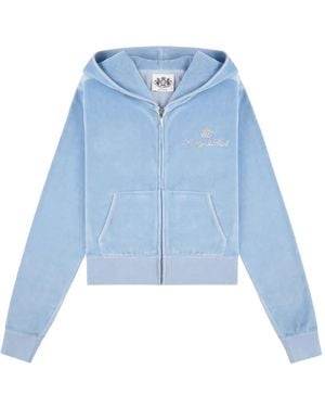 Juicy Couture X&R Zip-Up Hoodie - Blue