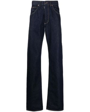 Maison Margiela Straight Denim Jeans With Five-Pocket Design - Blue
