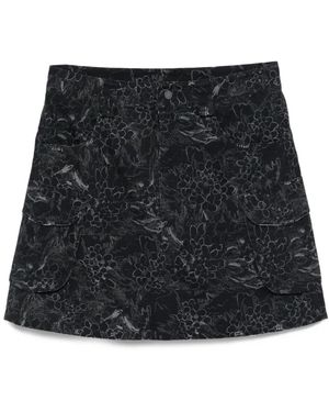 JNBY A-Line Cotton Skirt - Black