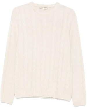 SERGIO MORETTI FIRENZE Pull En Maille Torsadée - Natural