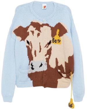 Sky High Farm Geknöpfter Cardigan - Weiß