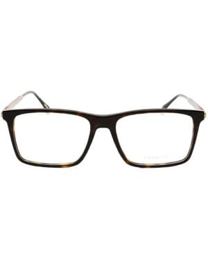 Chopard Brille Mit Eckigem Gestell - Schwarz