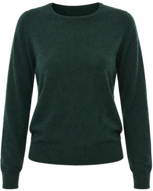 Malo Crew-Neck Long-Sleeve Jumper - Green
