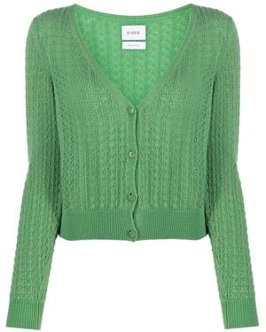 Barrie Cárdigan Con Cuello En V - Verde