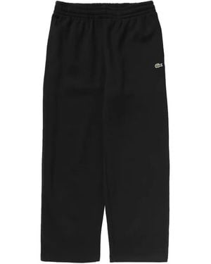 Lacoste Logo-Patch Track Pants - Black