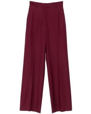 ELY ELY Pantalon Holly À Coupe Ample - Rouge