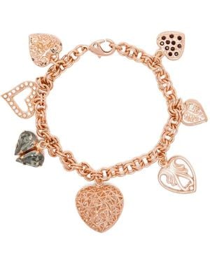 BLAKLACE Heart Charm Bracelet - White