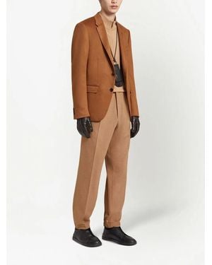 ZEGNA Mock-Neck Knit Jumper - White