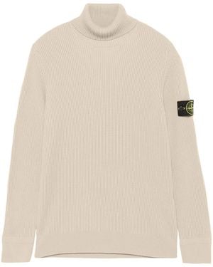 Stone Island Compass-Badge Jumper - Natural
