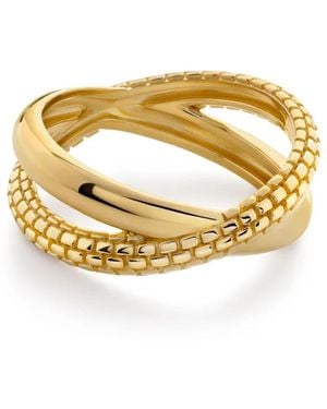 Monica Vinader Heirloom Crossover Ring - Metallic