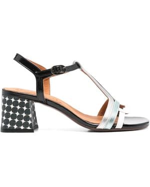 Chie Mihara 65Mm Laluce Sandals - Metallic