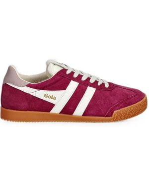 Gola Elan Panelled Trainers - Red