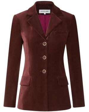 Veronica Beard Veste Raelynn Texturée - Violet