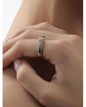 Eshvi Anillo Stardust Fang - Marrón