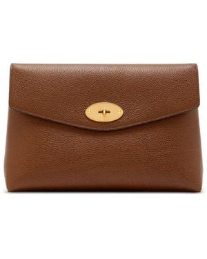Mulberry Large Darley Cosmetic Pouch - Brown