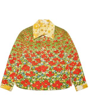 Craig Green Floral-Pattern Shirt Jacket - Yellow