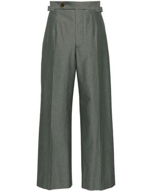 Vivienne Westwood Lauren ハイウエスト ワイドパンツ - グレー