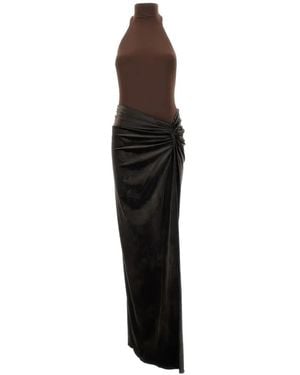 ANDAMANE Jessie Halterneck Maxi Dress - Black