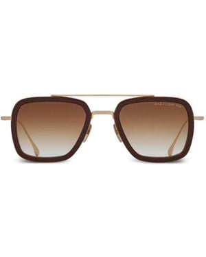 Dita Eyewear Flight.006 Square-Frame Sunglasses - Brown