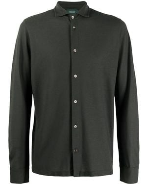 Zanone Straight-Fit Shirt - Black