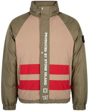 Supreme X Stone Island Reversible Down Jacket - Green