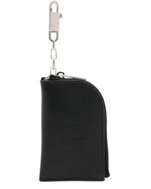 Rick Owens Leren Portemonnee - Zwart