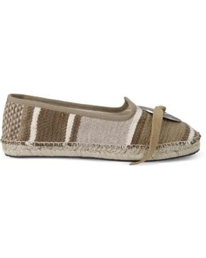 Fortela Espadrilles Frutate A Righe - Marrone