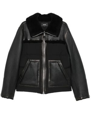 Mackage Plumífero Con Ribete - Negro