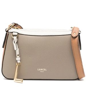 Lancel レザー ショルダーバッグ - ナチュラル