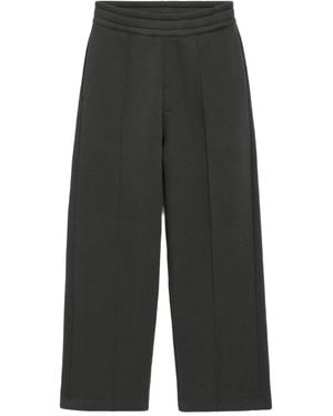 Ami Paris Heart-Embossed Fleece Trousers - Grey