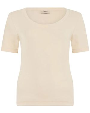 Weekend by Maxmara Scoop-Neck T-Shirt - White