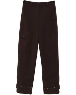 PT Torino Cargo Studded Trousers - Black