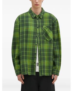 WOOD WOOD Checked Shirt - Green