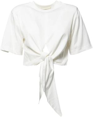 Nineminutes T-Shirt Con Nodo - Bianco