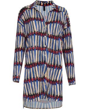 Lygia & Nanny Meline シャツドレス - ブルー