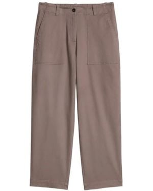 Marc O' Polo Twill Trousers - Brown
