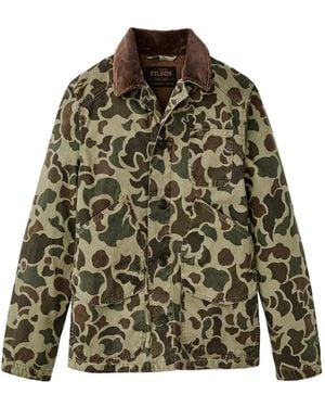 Filson カモフラージュ シャツジャケット - グリーン