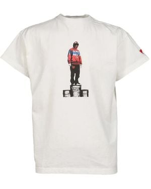 Emotionally Unavailable Graphic-Print T-Shirt - White