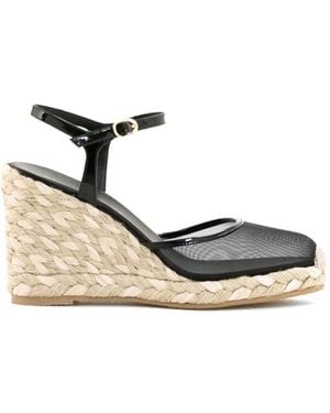 Stuart Weitzman Espadrillas Con Cinturino Alla Caviglia - Metallizzato