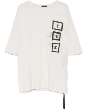 Ann Demeulemeester Graphic-Print T-Shirt - White