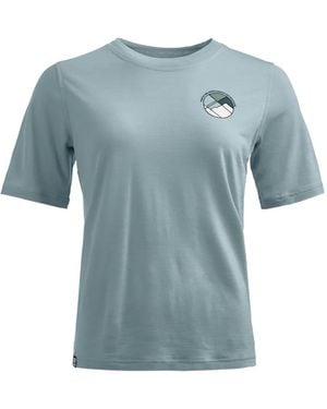 Ortovox Logo-Print T-Shirt - Blue